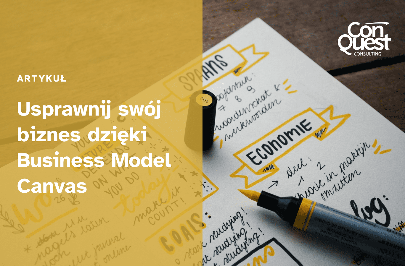 Okładka artykułu - "Usprawnij swój biznes dzięki Business Model Canvas
