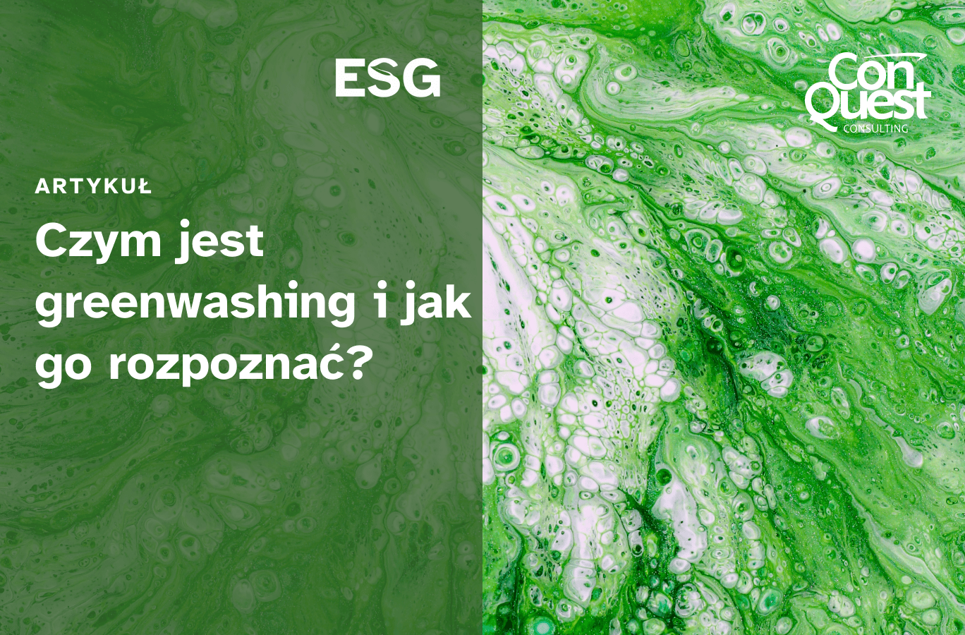 Okładka artykułu: ,,Czym jest greenwashing i jak go rozpoznać?''