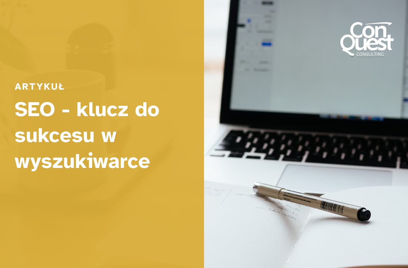 Okładka artykułu: ,,SEO - Klucz do sukcesu w wyszukiwarce''