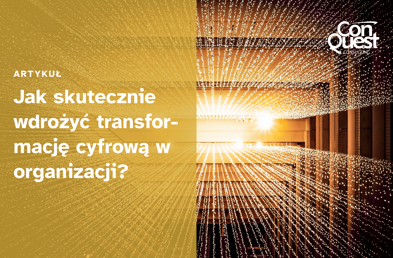 Okładka artykułu - "Jak skutecznie wdrożyć transformację cyfrową w organizacji"