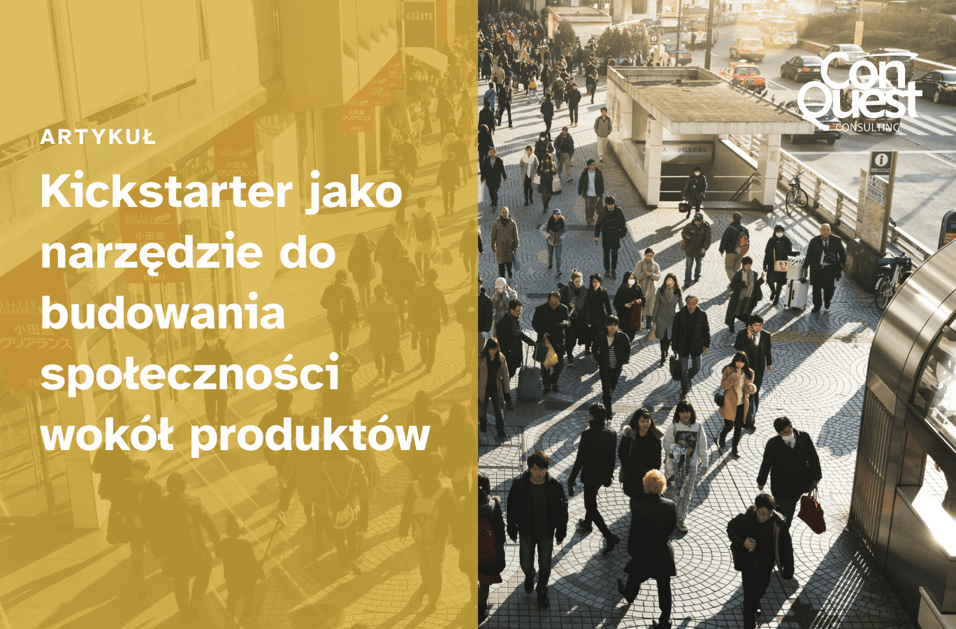 Okładka artykułu: "Kickstarter jako narzędzie do budowania społeczności wokół produktów"