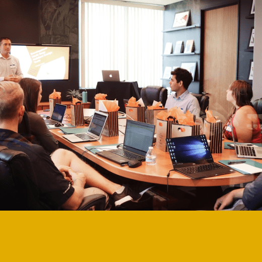 Menschen und Businessplan