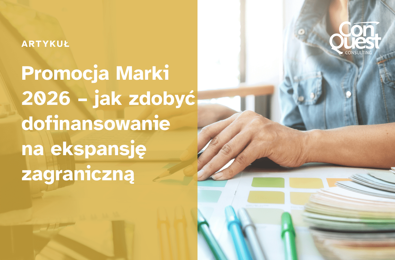 Okładka raportu pt.: "Promocja Marki 2026 – jak zdobyć dofinansowanie na ekspansję zagraniczną"